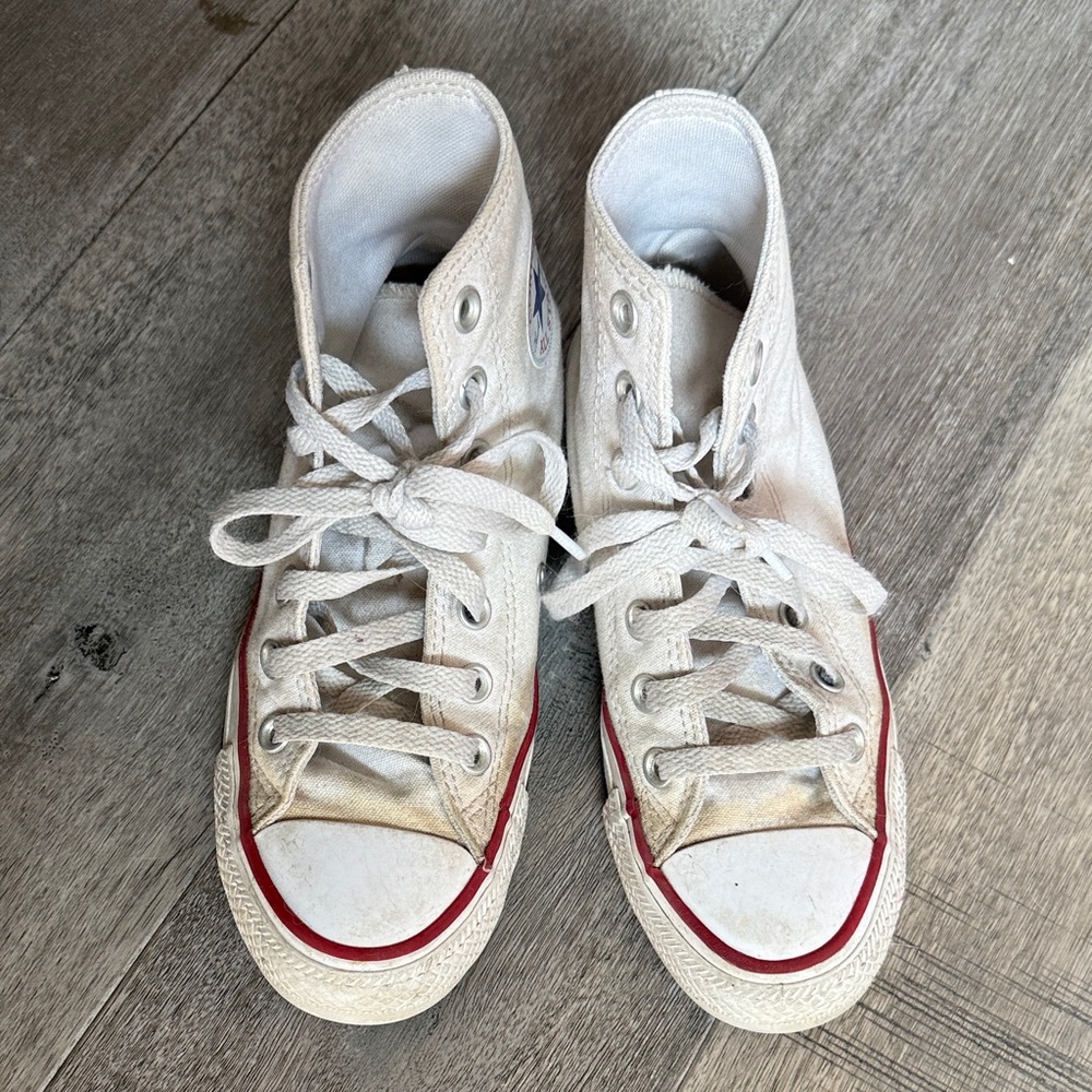 Converse White High Top Sneakers